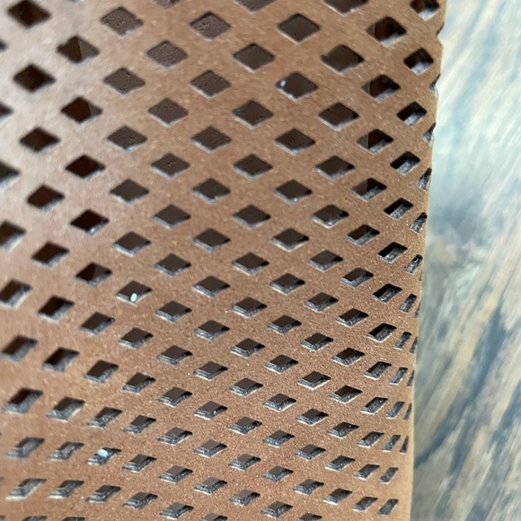 Olsenboye brown wedge peep toe sandals size 6.5 - Picture 4 of 4